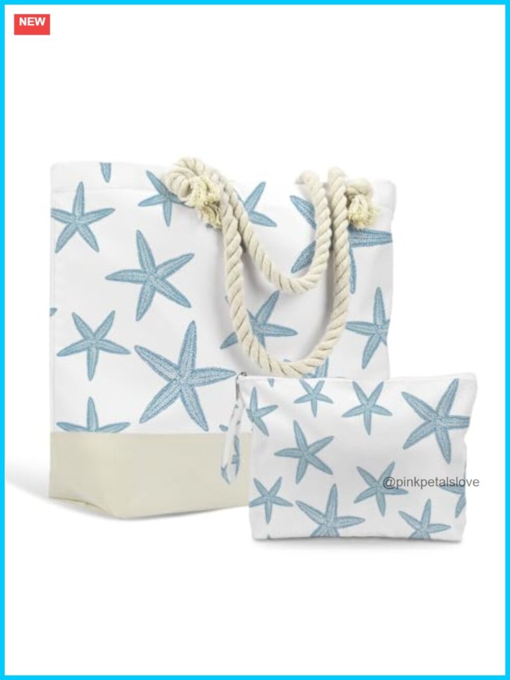 Waterproof Travel Beach Gym Pool Tote Bag Set with Wet Bag